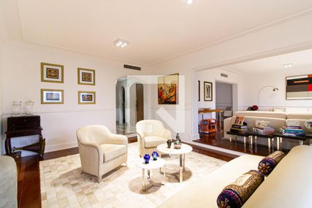 Sala  de apartamento à venda com 4 quartos, 267m² em Pacaembu, São Paulo