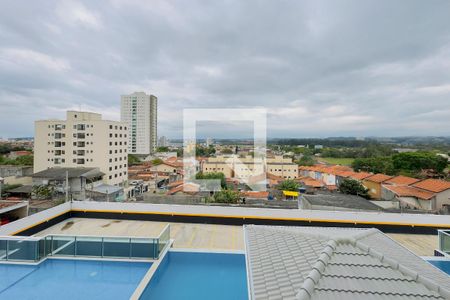 Vista Sala/Cozinha de apartamento para alugar com 2 quartos, 58m² em Jardim California, Jacareí