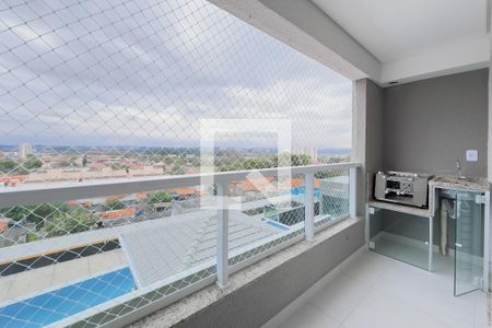 Varanda da Sala/Cozinha de apartamento para alugar com 2 quartos, 58m² em Jardim California, Jacareí