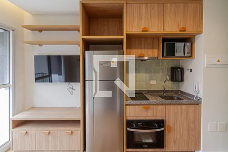 Sala e Cozinha de apartamento para alugar com 1 quarto, 26m² em Vila Olímpia, São Paulo