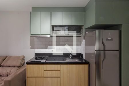 Cozinha e Área de Serviço de apartamento para alugar com 1 quarto, 26m² em Vila Olímpia, São Paulo