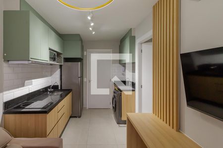 Cozinha e Área de Serviço de apartamento para alugar com 1 quarto, 26m² em Vila Olímpia, São Paulo