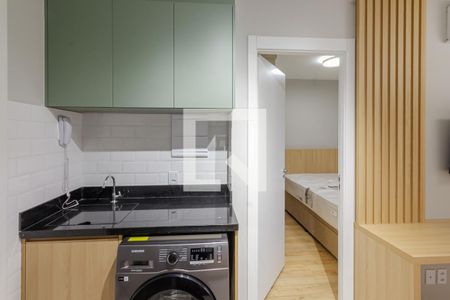Cozinha e Área de Serviço de apartamento para alugar com 1 quarto, 26m² em Vila Olímpia, São Paulo