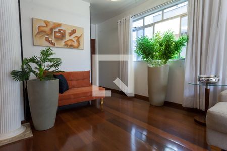 sala de visitas  de apartamento à venda com 3 quartos, 104m² em Buritis, Belo Horizonte