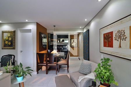 Sala  de apartamento à venda com 2 quartos, 56m² em Jardim Olavo Bilac, São Bernardo do Campo