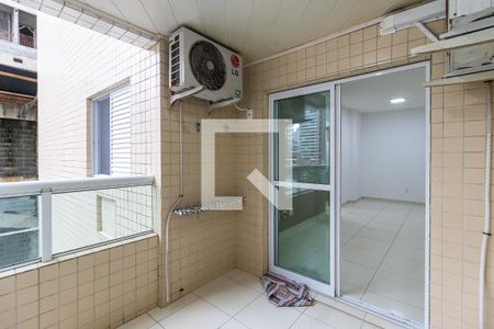 Varanda Sala de apartamento para alugar com 2 quartos, 74m² em Guilhermina, Praia Grande