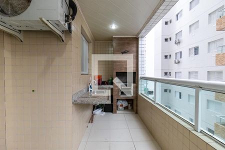 Varanda Sala de apartamento para alugar com 2 quartos, 74m² em Guilhermina, Praia Grande