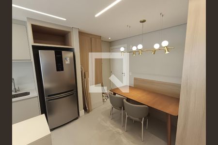 Sala/Cozinha de apartamento para alugar com 1 quarto, 52m² em Vila Clementino, São Paulo