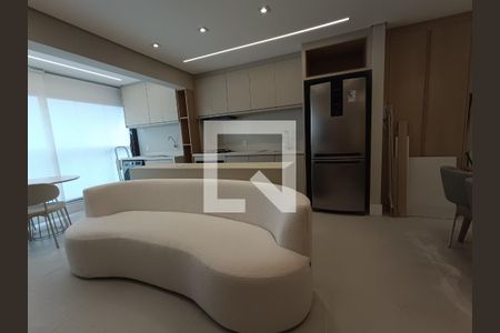Sala/Cozinha de apartamento para alugar com 1 quarto, 52m² em Vila Clementino, São Paulo