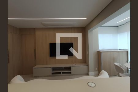 Sala/Cozinha de apartamento para alugar com 1 quarto, 52m² em Vila Clementino, São Paulo