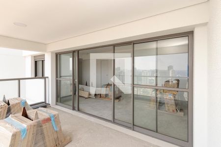 Varanda da Sala de apartamento à venda com 3 quartos, 138m² em Santo Amaro, São Paulo
