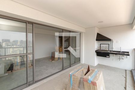 Varanda da Sala de apartamento à venda com 3 quartos, 138m² em Santo Amaro, São Paulo