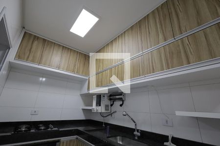 Cozinha de apartamento à venda com 2 quartos, 50m² em Jardim das Maravilhas, Santo André