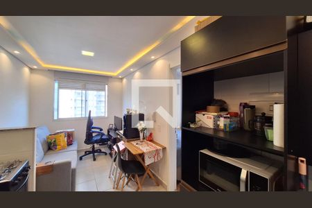 Sala/Cozinha de apartamento para alugar com 1 quarto, 28m² em Barra Funda, São Paulo