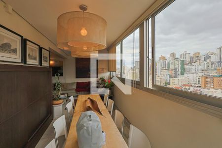 Varanda da Sala de apartamento à venda com 4 quartos, 180m² em Vila Paris, Belo Horizonte