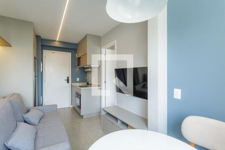 Sala de apartamento para alugar com 1 quarto, 26m² em Vila Olímpia, São Paulo