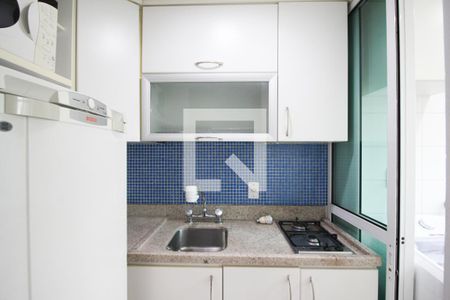 Cozinha de apartamento para alugar com 1 quarto, 52m² em Moema, São Paulo