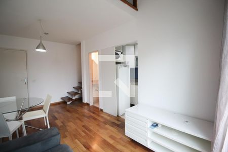 Sala de apartamento para alugar com 1 quarto, 52m² em Moema, São Paulo