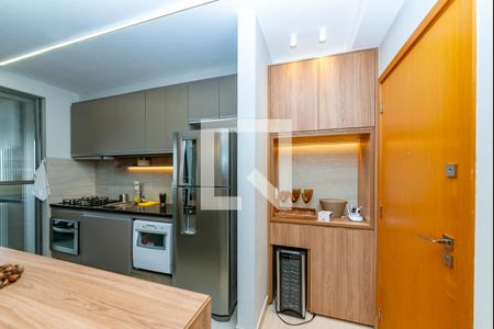 Cozinha de apartamento para alugar com 2 quartos, 70m² em Vila da Serra, Nova Lima