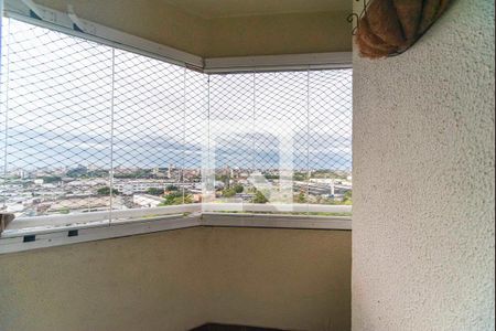 Varanda da Sala de apartamento à venda com 2 quartos, 59m² em Silveira, Santo André