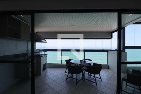 Varanda de apartamento para alugar com 4 quartos, 190m² em Morro do Maluf, Guarujá