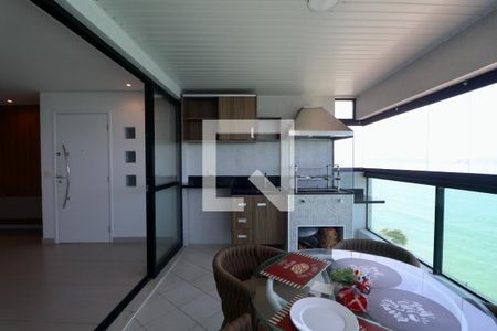 Varanda de apartamento para alugar com 4 quartos, 190m² em Morro do Maluf, Guarujá