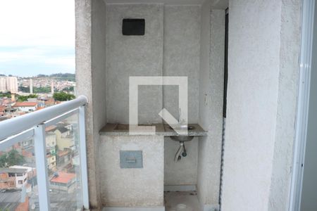 Varanda Sala/Cozinha de apartamento para alugar com 2 quartos, 56m² em Granja Viana, Cotia