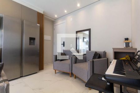 Sala/Cozinha de apartamento à venda com 2 quartos, 46m² em Vila Esperança, São Paulo