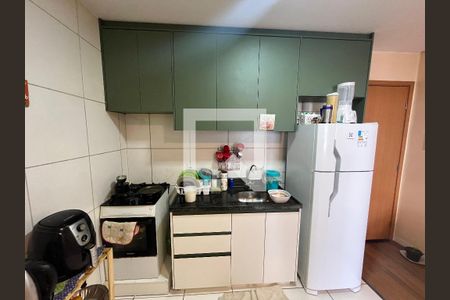 SALA E COZINHA INTEGRADA de apartamento para alugar com 2 quartos, 34m² em Conjunto 12, Brasília