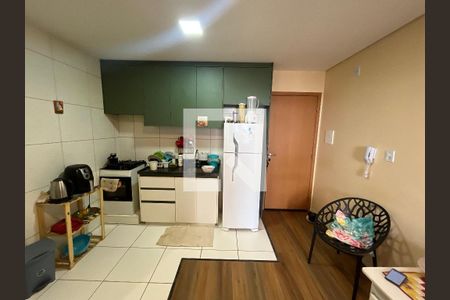 SALA E COZINHA INTEGRADA de apartamento para alugar com 2 quartos, 34m² em Conjunto 12, Brasília