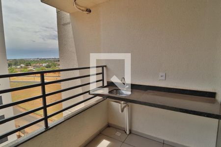 Sacada de apartamento para alugar com 2 quartos, 58m² em Shopping Park, Uberlândia