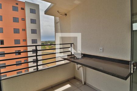 Sacada de apartamento para alugar com 2 quartos, 58m² em Shopping Park, Uberlândia