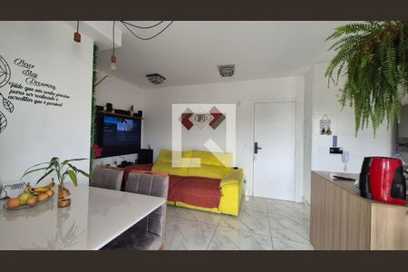 Sala de apartamento à venda com 2 quartos, 54m² em Utinga, Santo André