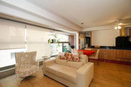 Sala e CozinhaSala e Cozinha de apartamento para alugar com 1 quarto, 64m² em Jardim Paulista, São Paulo