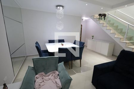 Sala de casa à venda com 3 quartos, 131m² em Vila Helena, Santo André