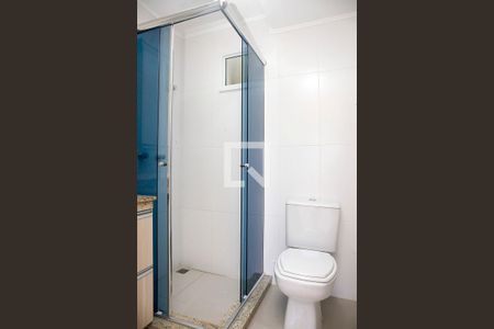 Banheiro da Suíte de apartamento para alugar com 1 quarto, 55m² em Farroupilha, Porto Alegre