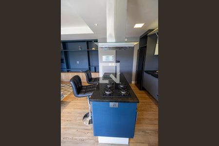 Sala_Cozinha - Conjugadas de apartamento para alugar com 1 quarto, 63m² em Melville Empresarial Ii, Barueri