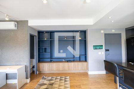 Sala_Cozinha - Conjugadas de apartamento para alugar com 1 quarto, 63m² em Melville Empresarial Ii, Barueri