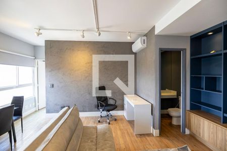 Sala_Cozinha - Conjugadas de apartamento para alugar com 1 quarto, 63m² em Melville Empresarial Ii, Barueri
