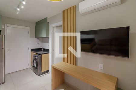 Sala e Cozinha de apartamento para alugar com 1 quarto, 26m² em Vila Olímpia, São Paulo