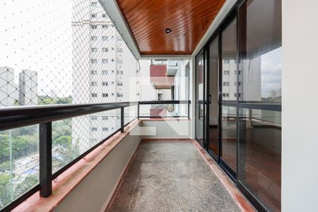 Varanda da Sala de apartamento à venda com 4 quartos, 165m² em Vila Suzana, São Paulo