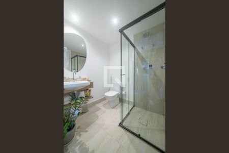 Banheiro de kitnet/studio à venda com 1 quarto, 23m² em Santo Amaro, São Paulo