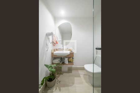 Banheiro Social de kitnet/studio à venda com 1 quarto, 24m² em Santo Amaro, São Paulo