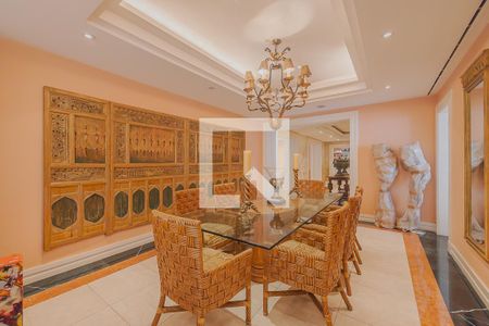 Sala de Jantar de apartamento à venda com 5 quartos, 575m² em Cerqueira César, São Paulo