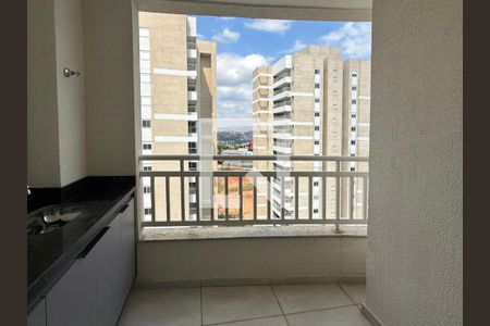 Varanda da Sala de apartamento para alugar com 3 quartos, 67m² em Parque Campolim, Sorocaba