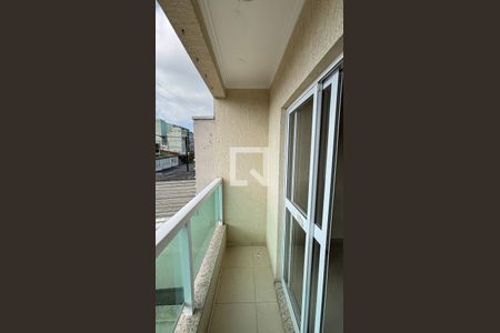 Varanda da Sala de apartamento à venda com 2 quartos, 54m² em Jardim Stella, Santo André