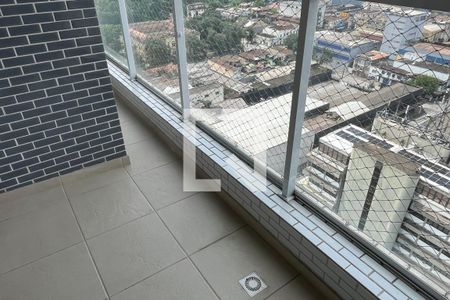 Varanda de apartamento para alugar com 1 quarto, 58m² em Vila Matias, Santos