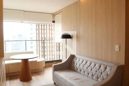 Sala e Cozinha Integrada de apartamento para alugar com 1 quarto, 43m² em Perdizes, São Paulo