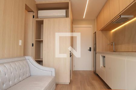 Sala e Cozinha Integrada de apartamento para alugar com 1 quarto, 43m² em Perdizes, São Paulo