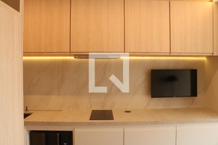 Sala e Cozinha Integrada de apartamento para alugar com 1 quarto, 43m² em Perdizes, São Paulo